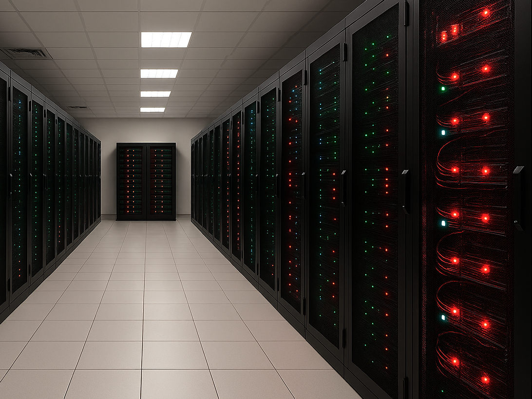 Datenserver in externer Räumlichkeit